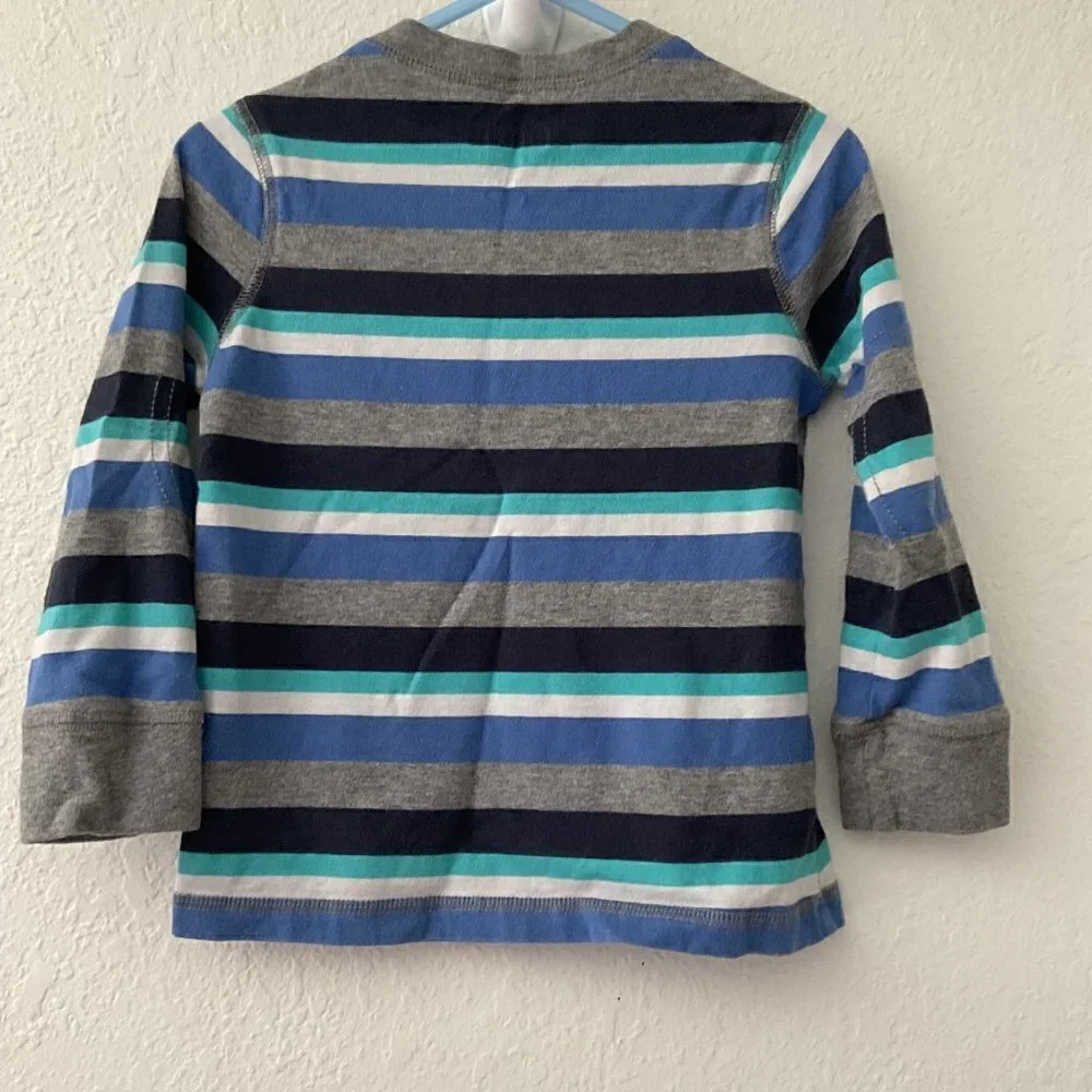 OSHKOSH B'GOSH LONG SLEEVE STRIPED SHIRT